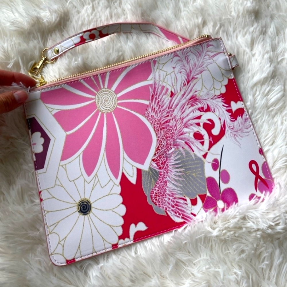 Chicos Floral Wristlet